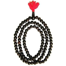 Karunkali malai 1pc| Ebony Wood Mala| Black Ebony Mala|Sacred Ebony Necklace|Aabnoos ki Mala